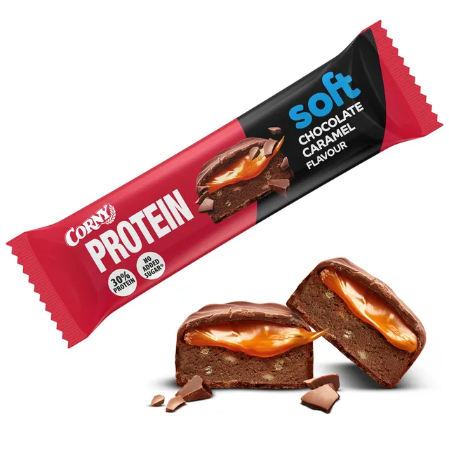 corny-protein-soft-chocolate-caramel-30-protein-45-g image 1
