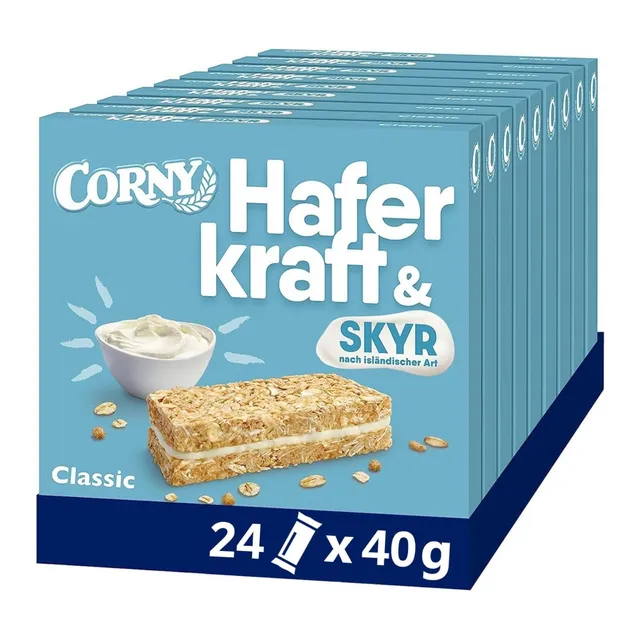 corny-haferkraft-skyr-haferriegel-ohne-zuckerzusatz-24-x-40-g image 1