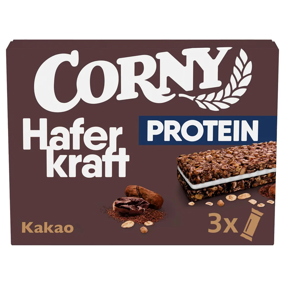 corny-haferkraft-protein-kakao-haferriegel-3x40g image 1