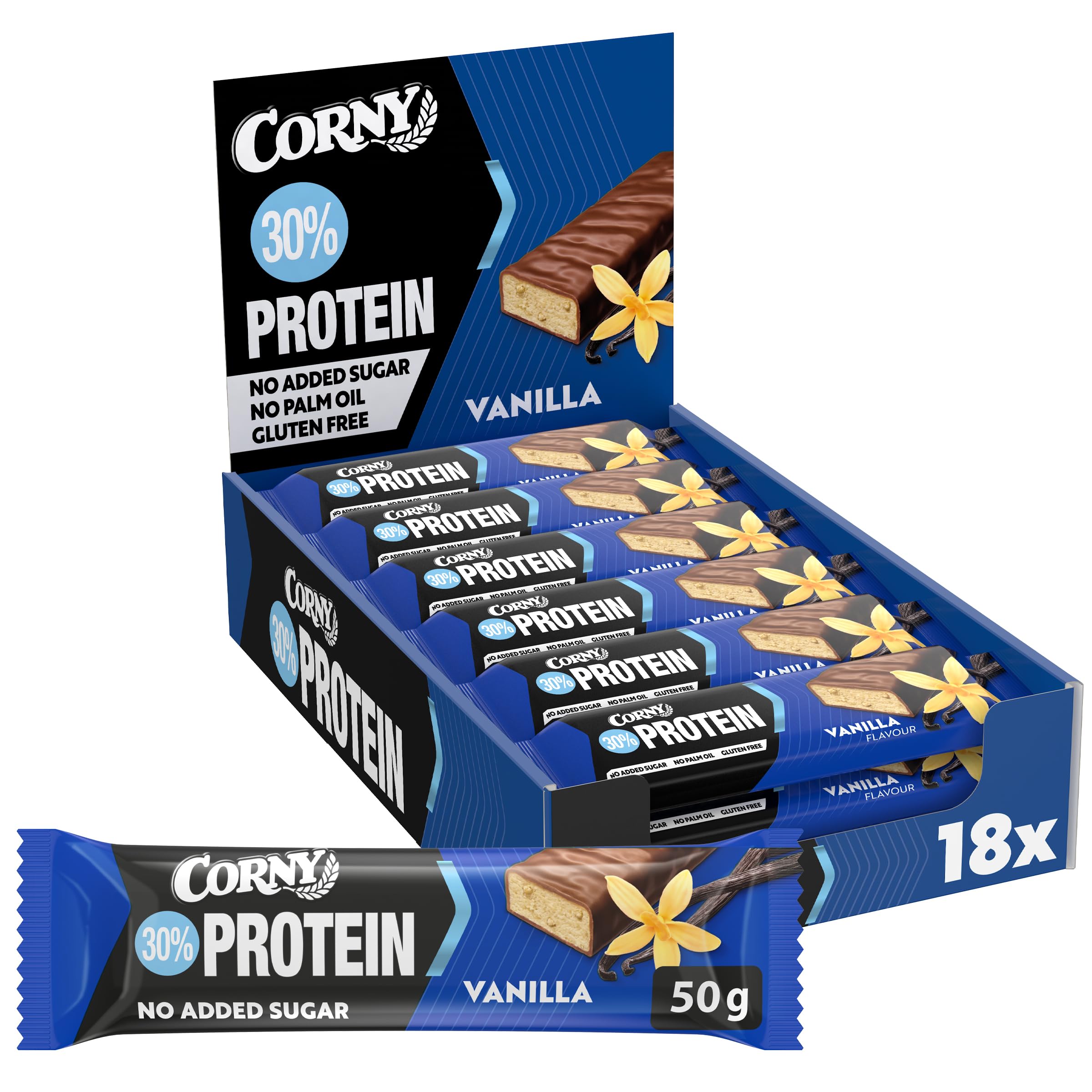 corny-protein-power-vanille-30-eiwei-18x50g image 1