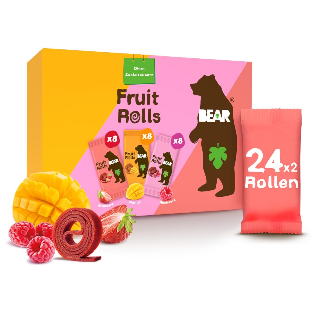 bear-fruchtrollen-mixbox-erdbeere-himbeere-mango-24-x-20-g-480-g-100-frucht image 1
