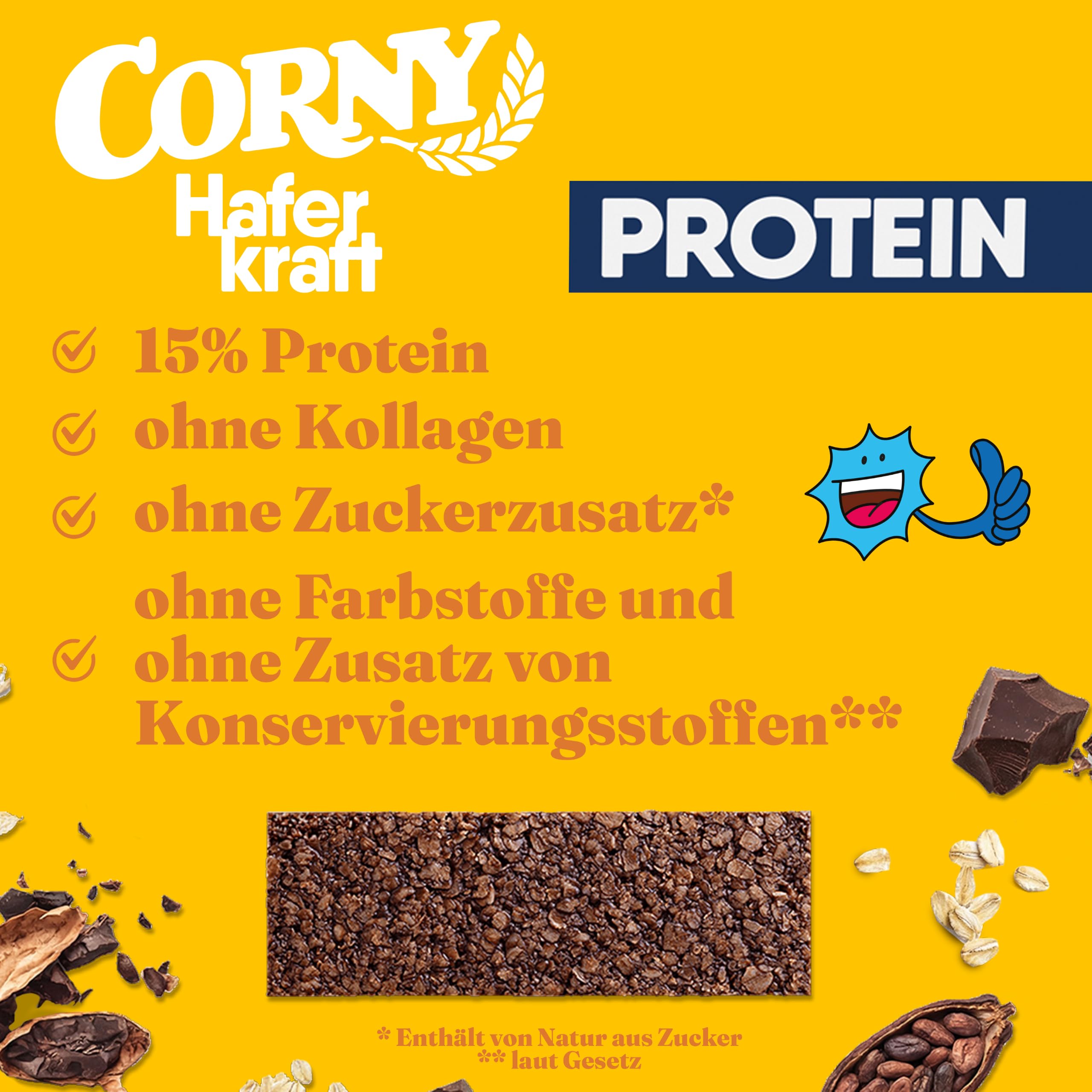 corny-haferkraft-protein-kakao-haferriegel-3x40g image 3