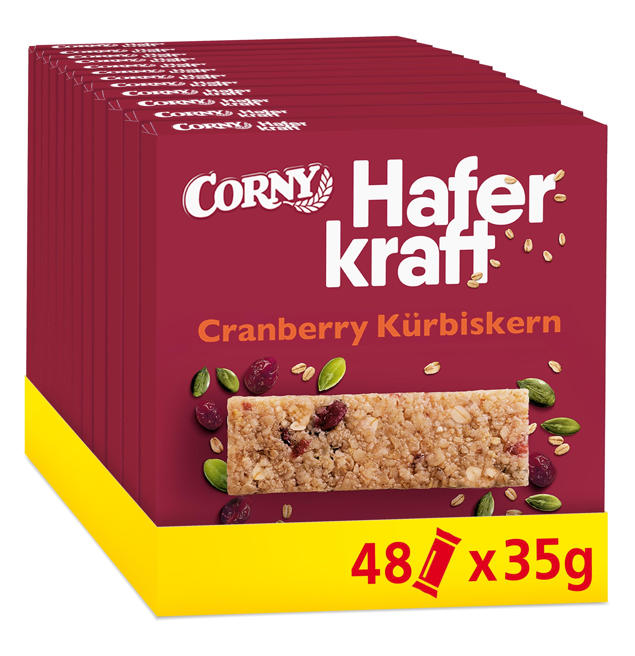 corny-haferkraft-cranberry-k-rbiskern-haferriegel-vegan-48-x-35-g image 1