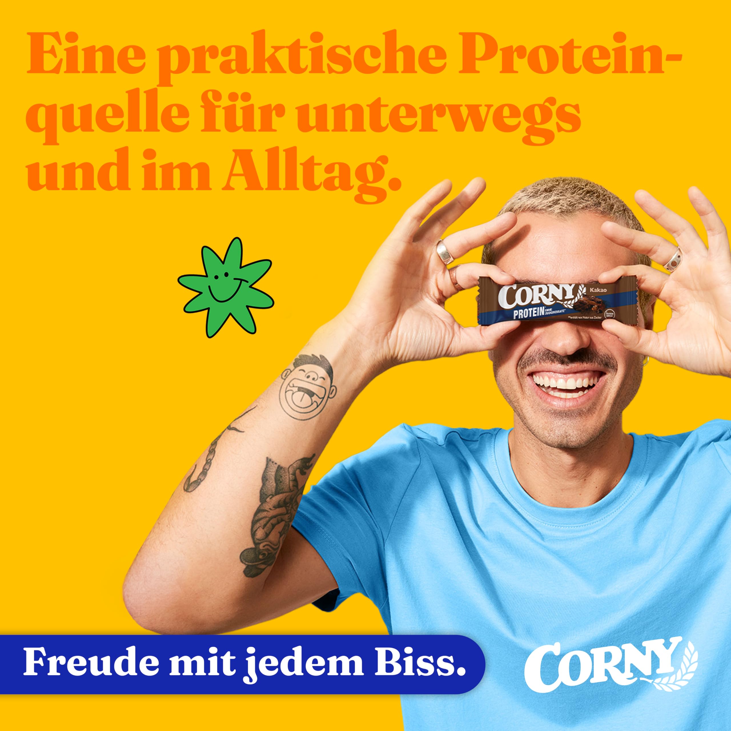 corny-protein-schoko-proteinriegel-ohne-zuckerzusatz-4-x-25-g image 4