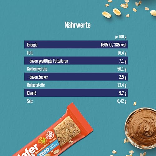 corny-haferkraft-zero-peanut-butter-haferriegel-ohne-zuckerzusatz-12x50g image 7