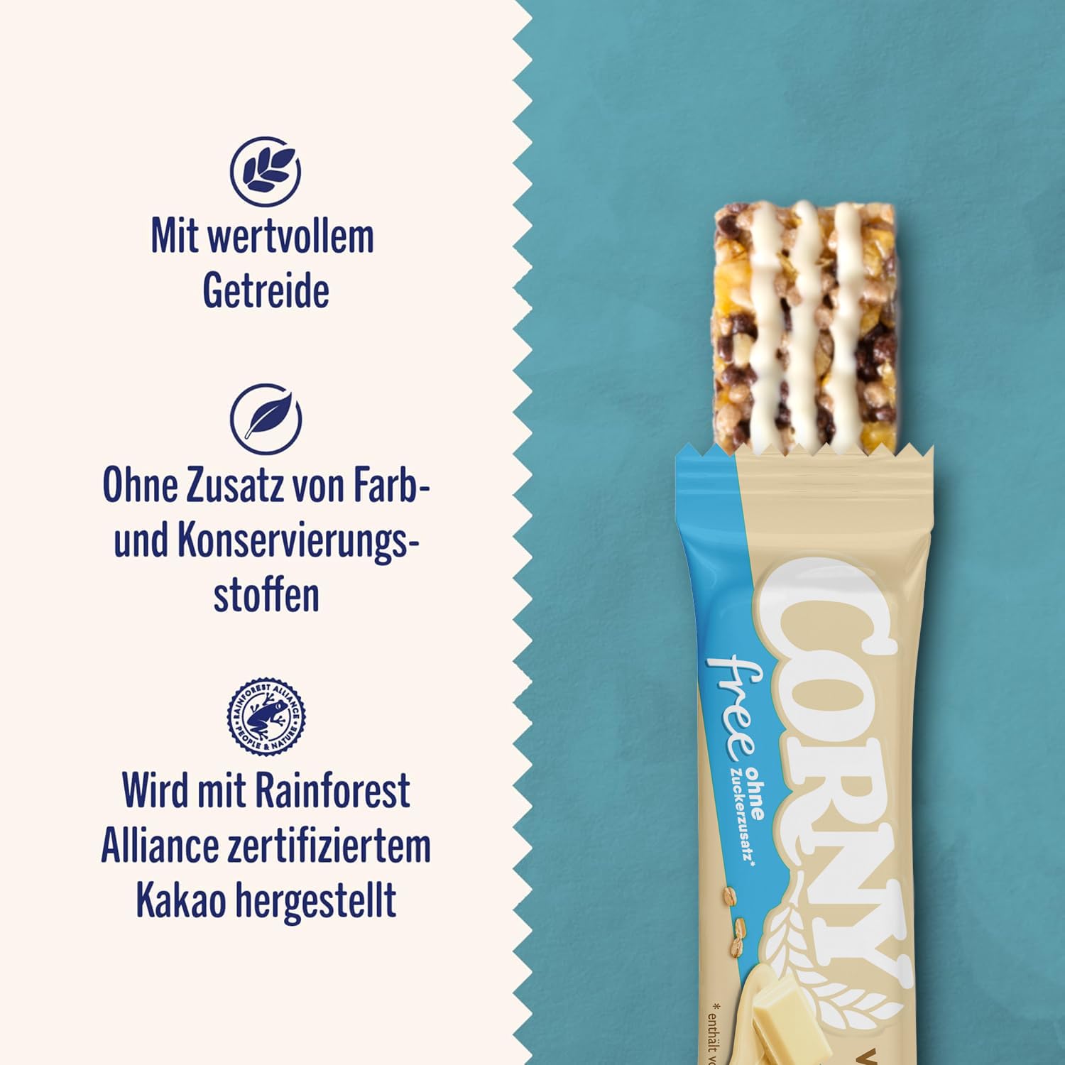 corny-free-m-sliriegel-wei-e-schoko-ohne-zuckerzusatz-60-x-20-g image 4