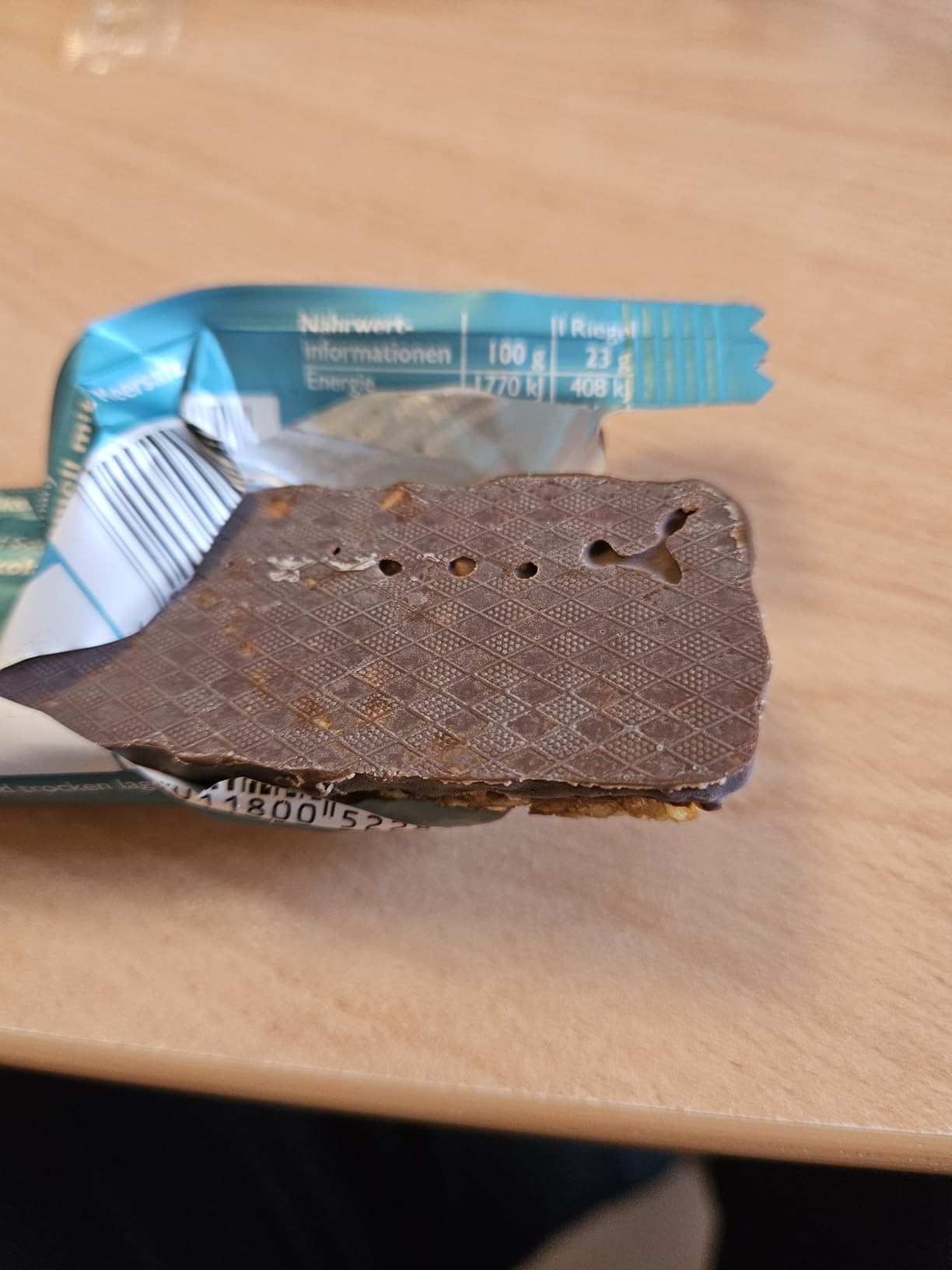 Lecker, klebt etwas