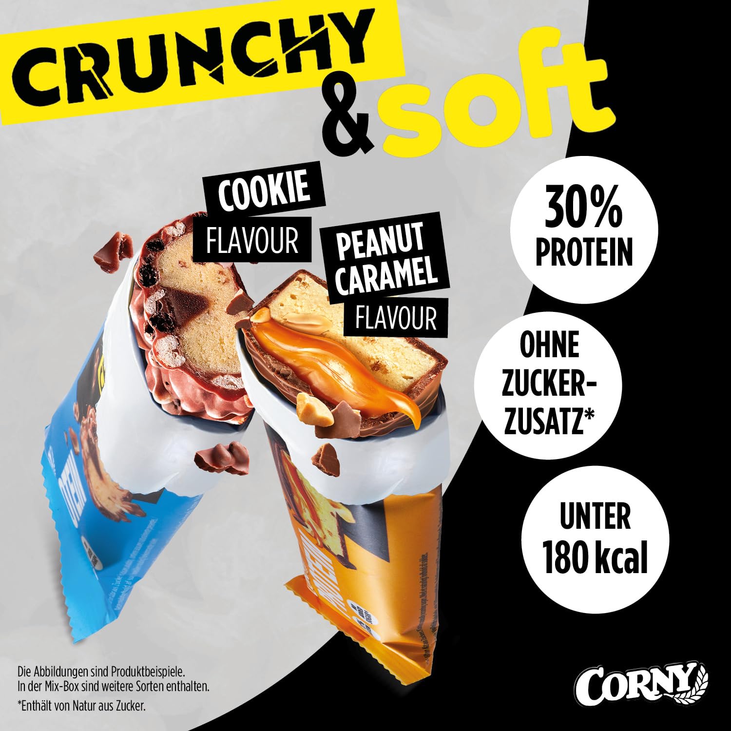 corny-protein-soft-crunchy-mix-pack-12-x-45-g-30-eiwei image 2