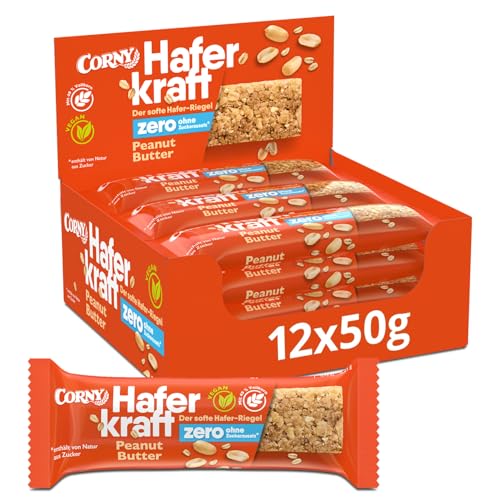 corny-haferkraft-zero-peanut-butter-haferriegel-ohne-zuckerzusatz-12x50g image 6