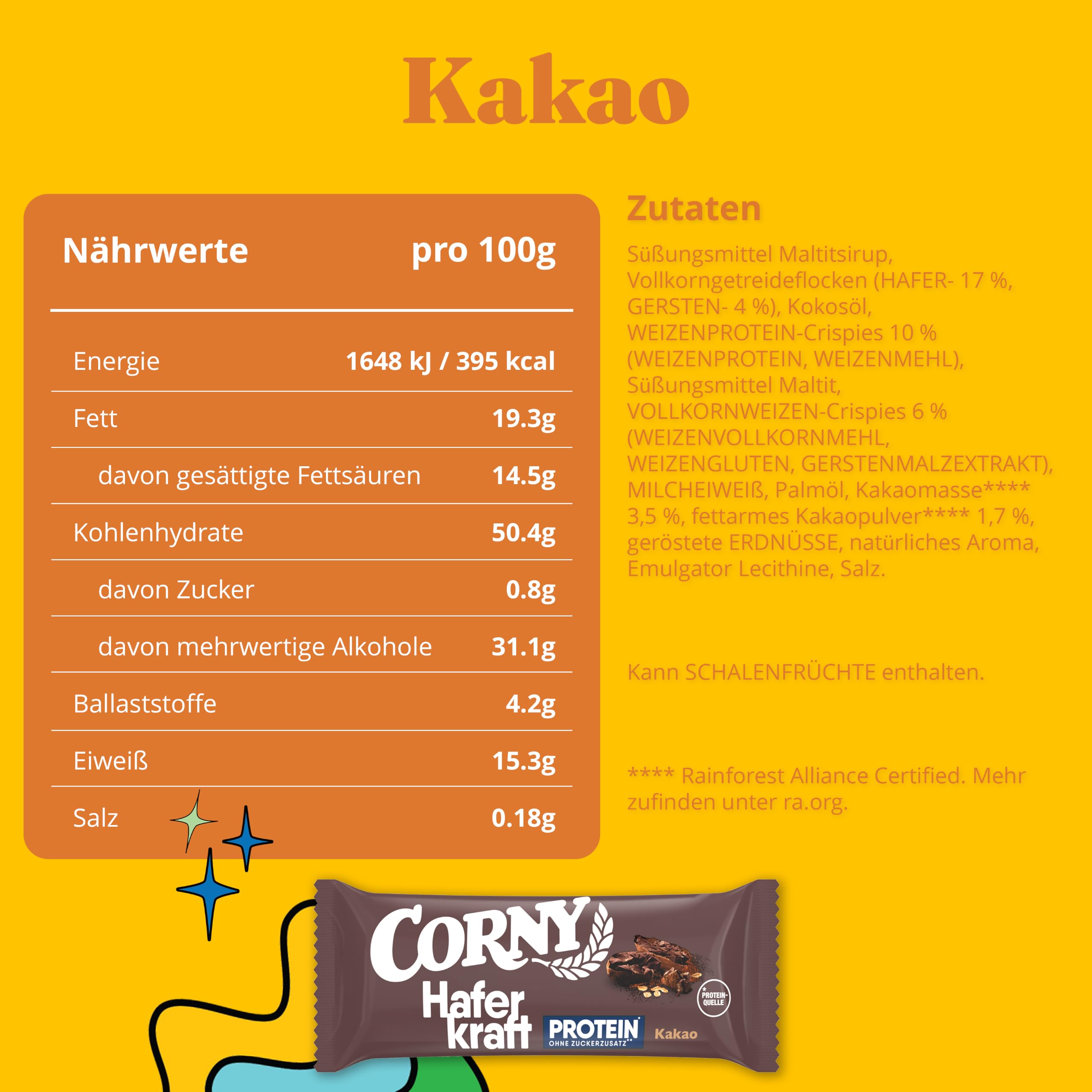 corny-haferkraft-protein-kakao-haferriegel-3x40g image 2