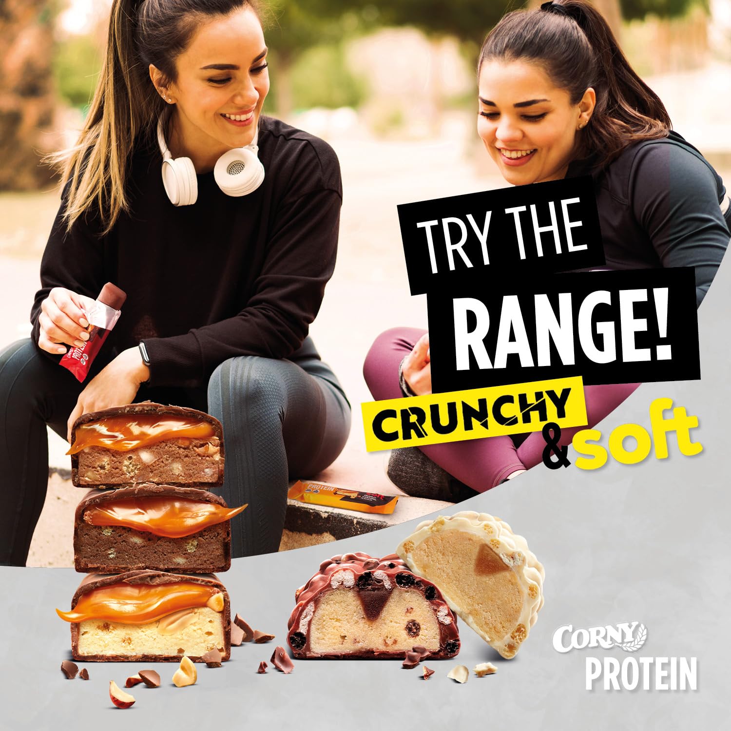 corny-protein-soft-crunchy-mix-pack-12-x-45-g-30-eiwei image 5
