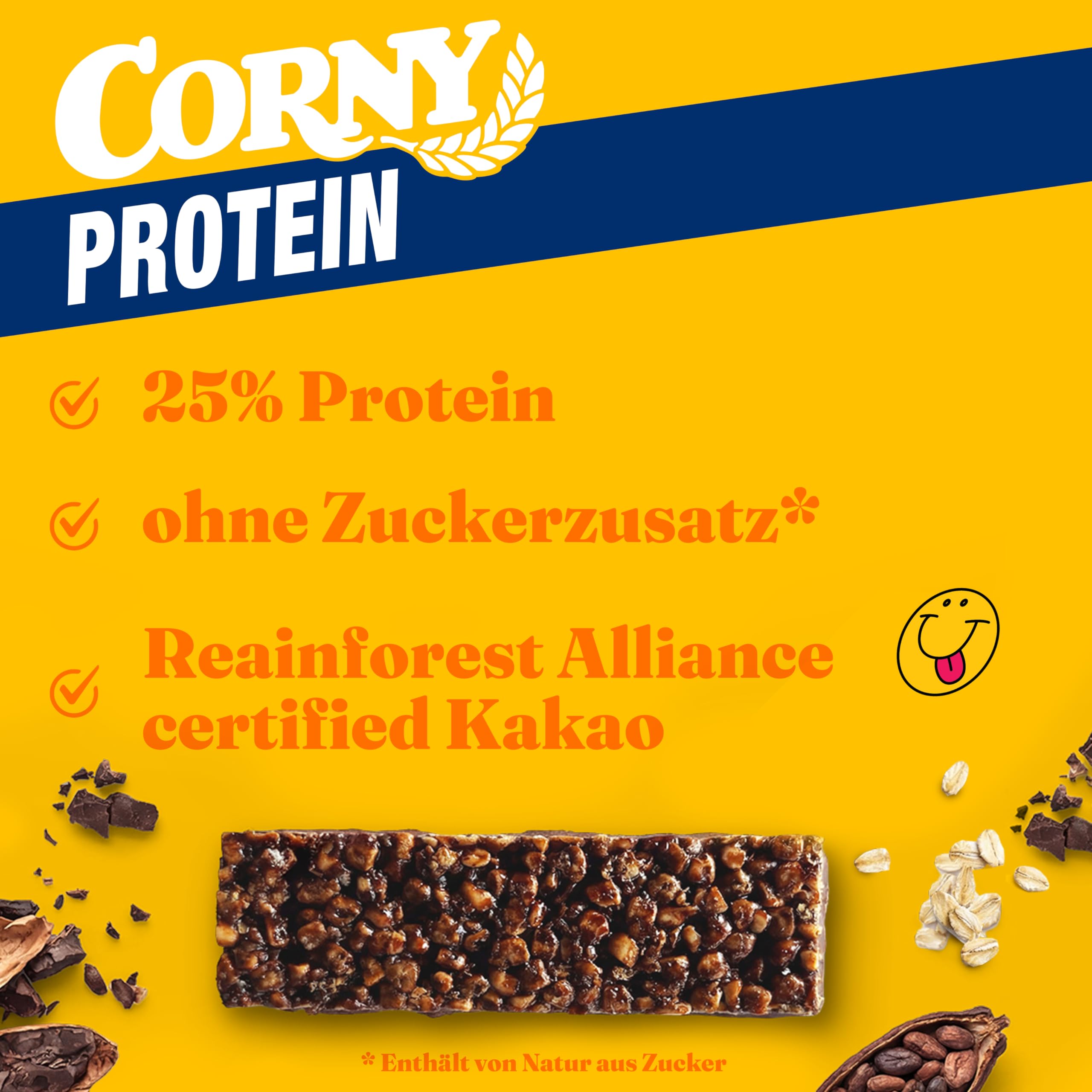 corny-protein-schoko-proteinriegel-ohne-zuckerzusatz-4-x-25-g image 3