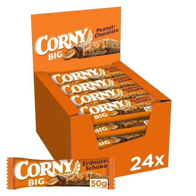 corny-big-m-sliriegel-erdnuss-schoko-24-x-50-g-xxl image 1