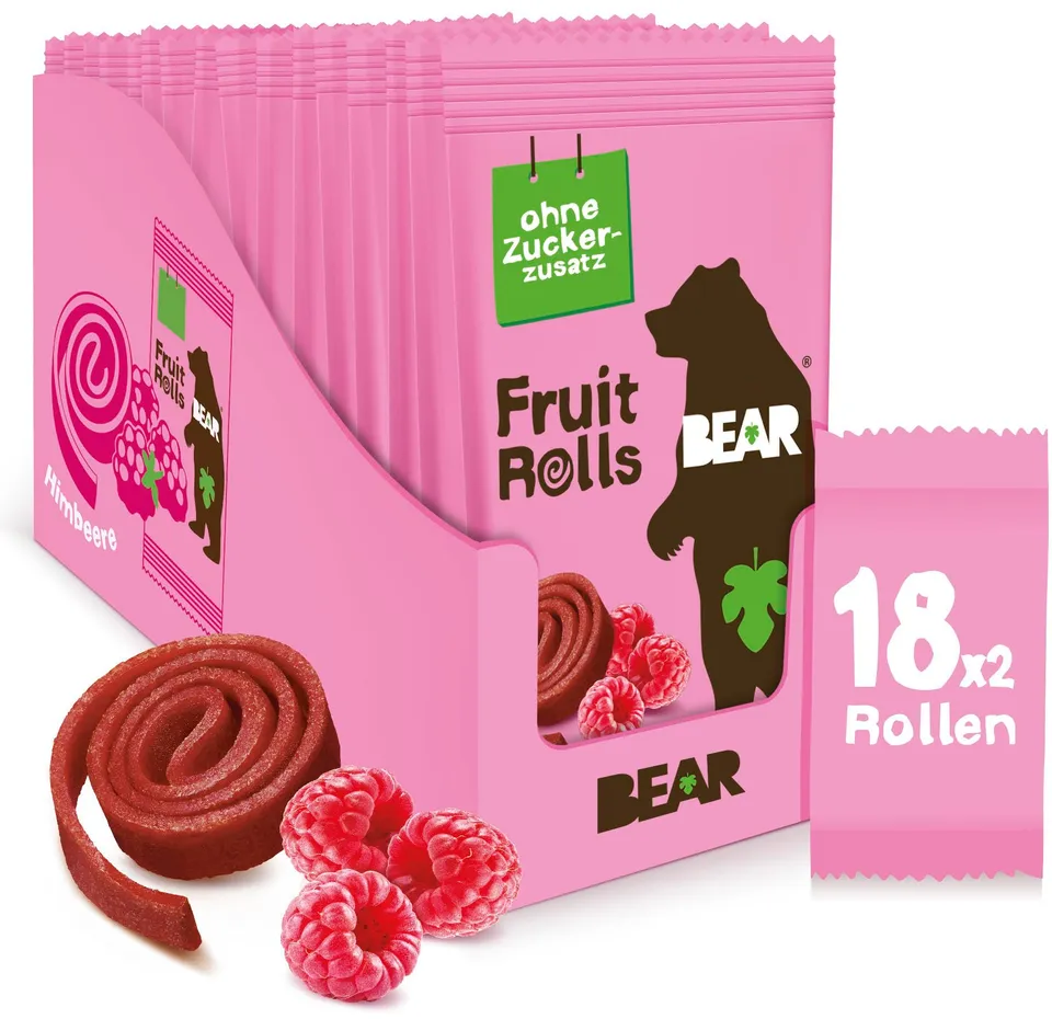 bear-fruchtrollen-himbeere-frucht-yoyos-18x20g-360g image 1