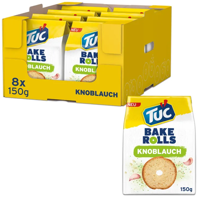 tuc-bake-rolls-knoblauch-brotchips-doppelt-gebacken-8-x-150-g-1-2-kg image 1